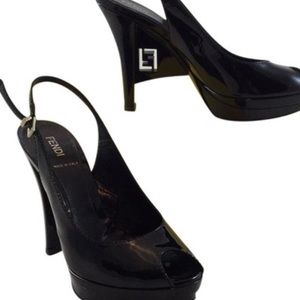 Fendi Decollette AP Vernice Nero